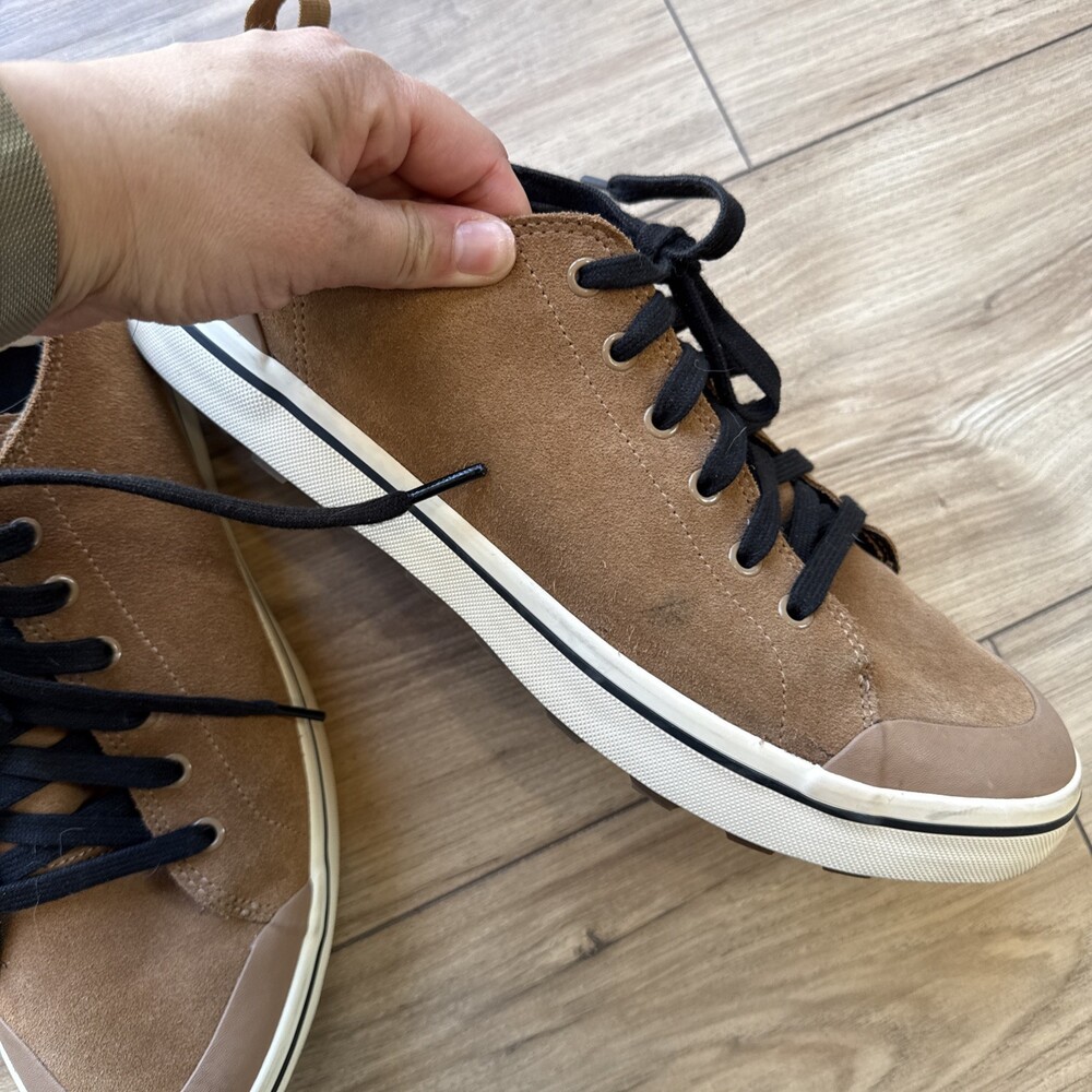 Sorel Metro II Low Sneakers Men's Size 13 Elk Chalk Suede Waterproof Lace-Up - Picture 7 of 10